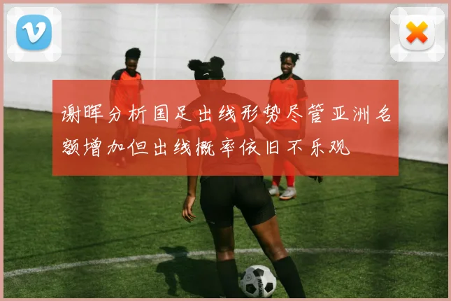 谢晖分析国足出线形势尽管亚洲名额增加但出线概率依旧不乐观